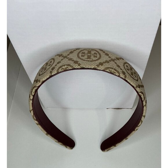Tory Burch Patterned Beige Headband NWT - Picture 5 of 6